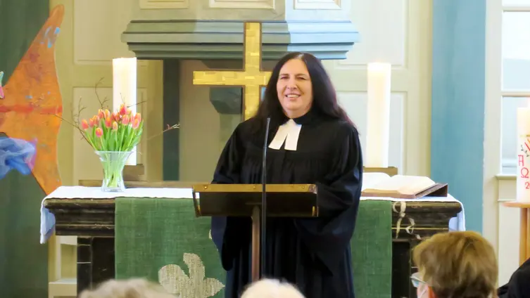 Gottesdienst mit der Vorstellung von Pfarrerin Beate Schwenk
