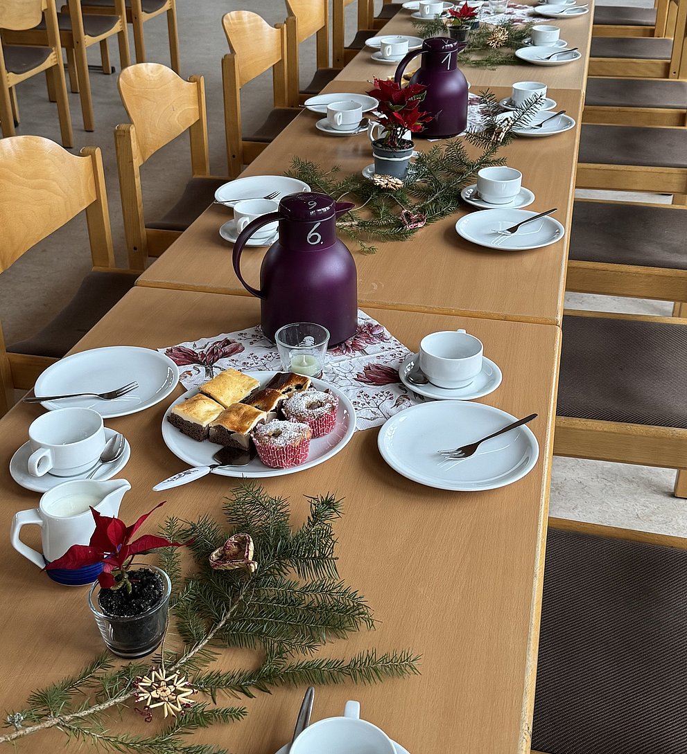 Gemütliches Beisammensein nach dem Gottesdienst