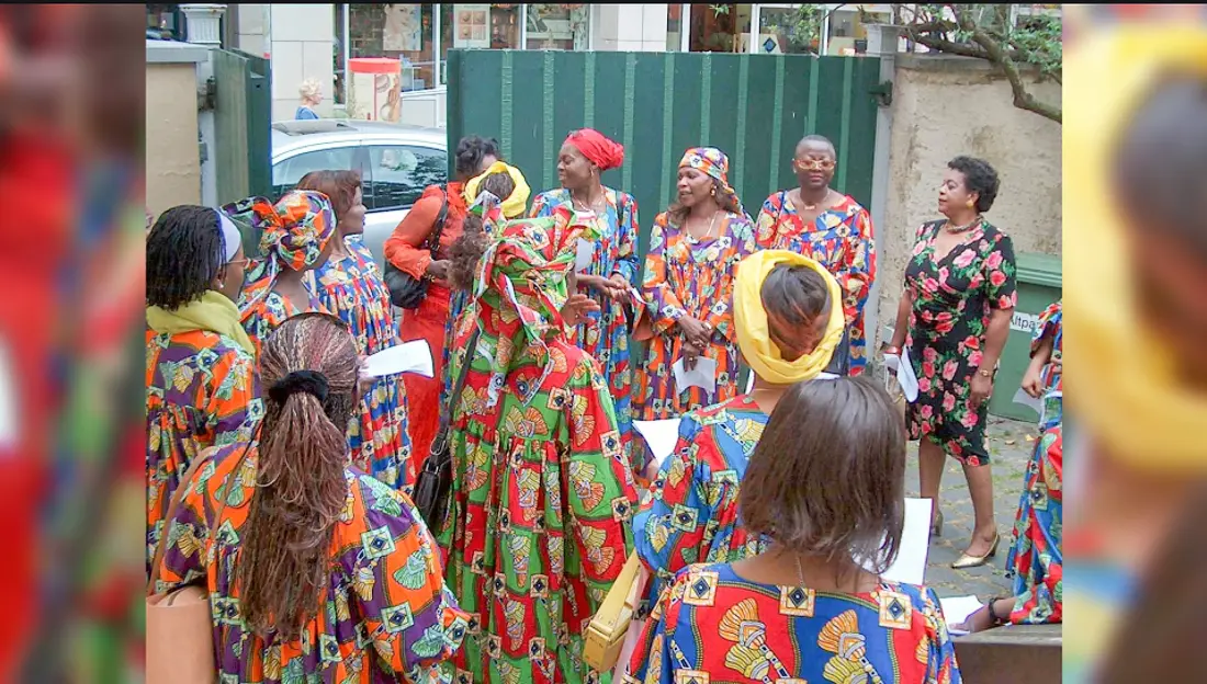 Kamerunerinnen bei einem Fest