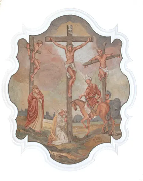 Deckengemälde Kreuzigung Jesu Christi