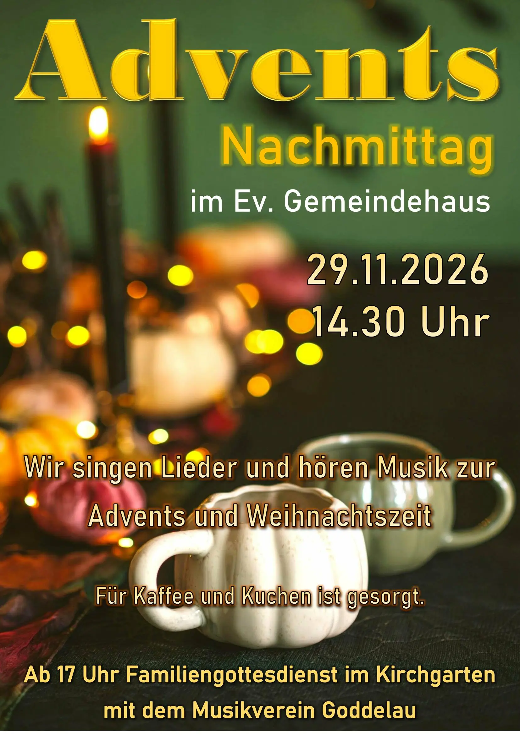 Adventsnachmittag 2026 in Goddelau