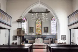 Kirche Wolfskehlen Altarraum