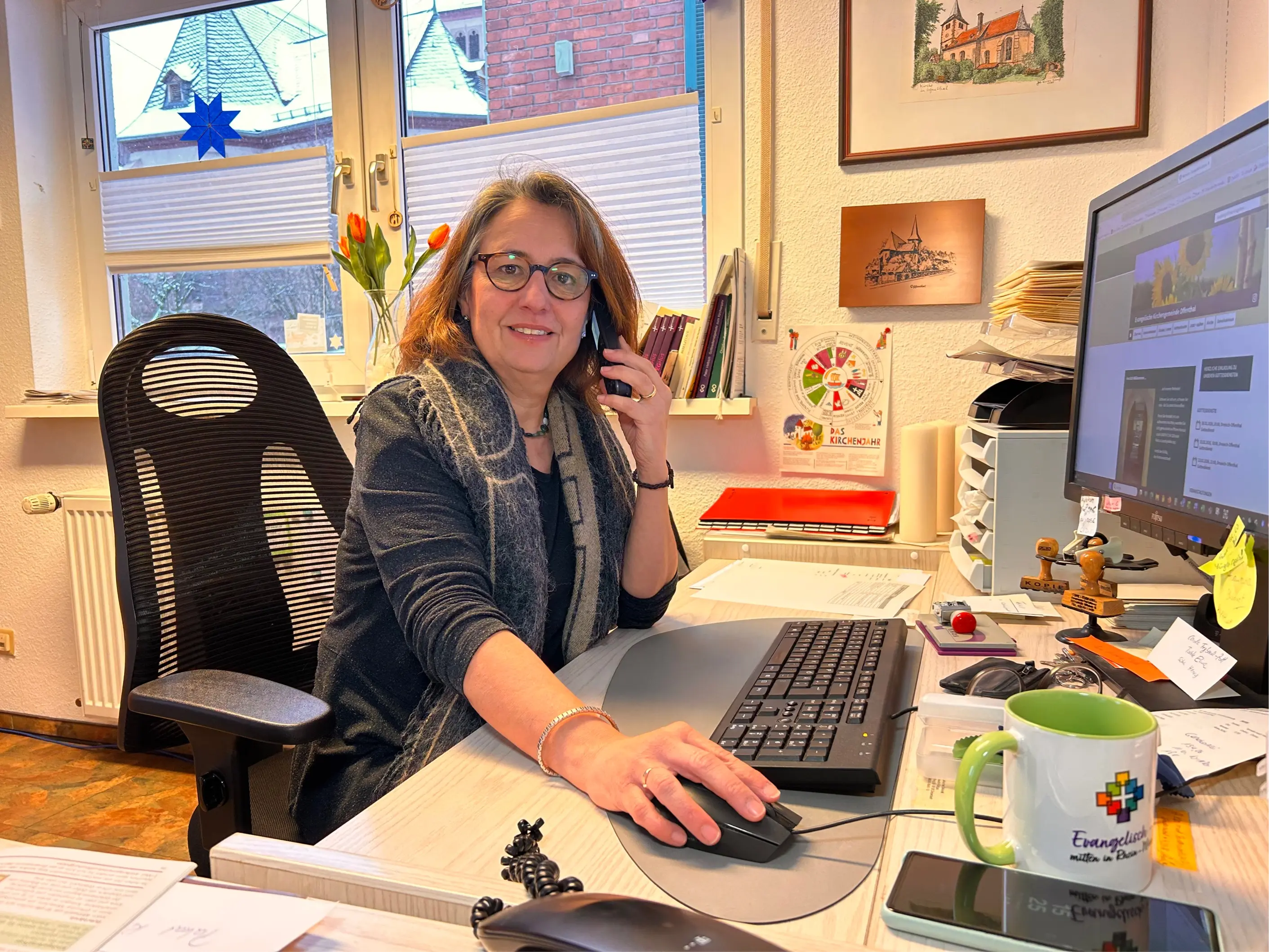 Unsere Gemeindesekretärin Verwaltungsangestellte