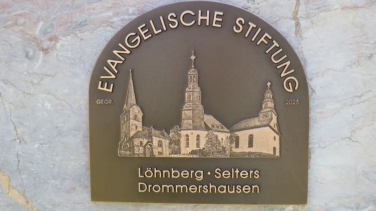 Plakette Stiftungsstein