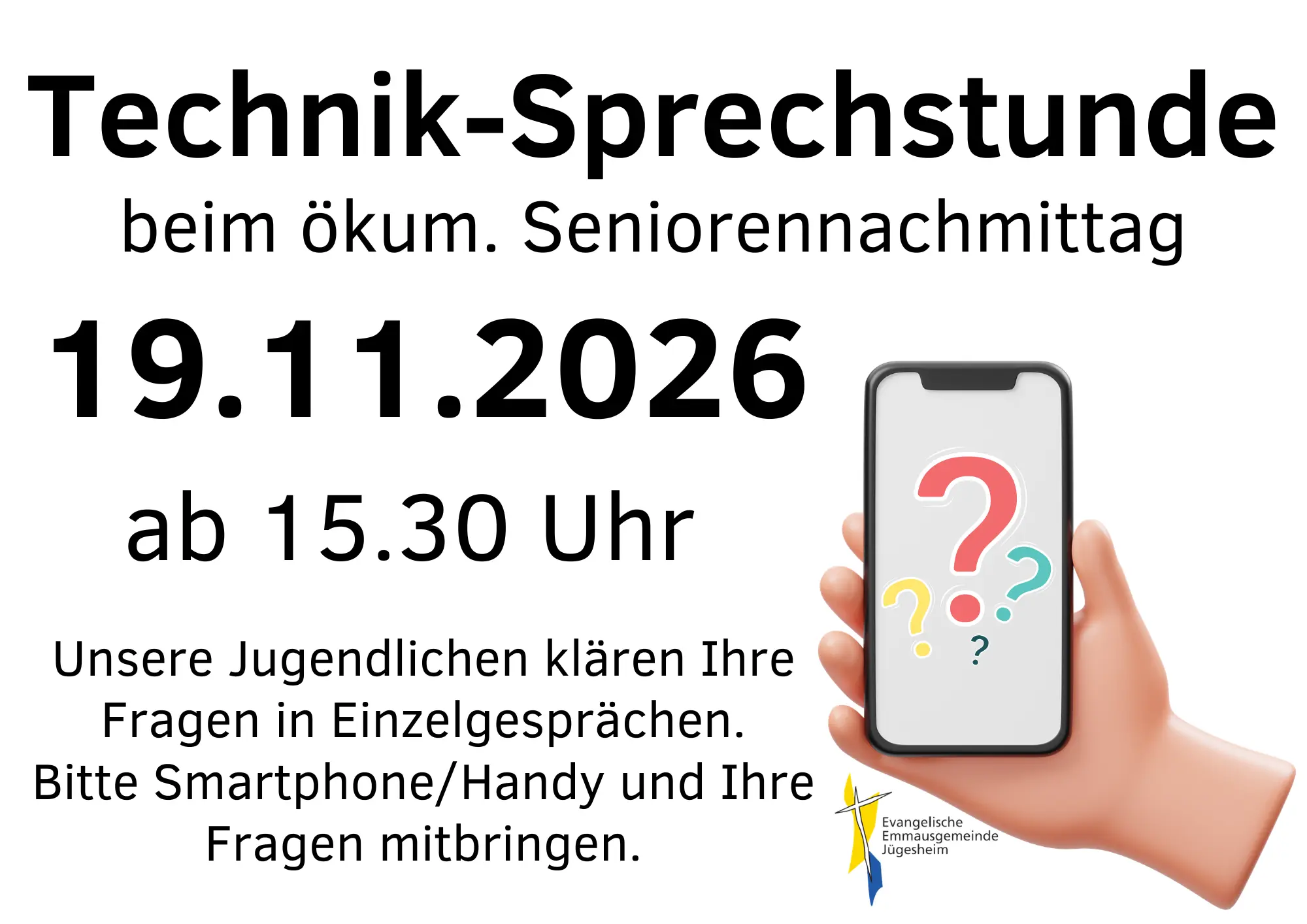 Techniksprechstunde am 19.11.2026