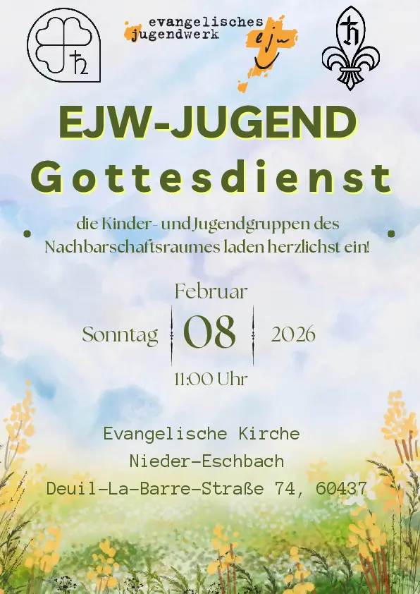 Einladung Jugendgottesdienst am 8.2.26