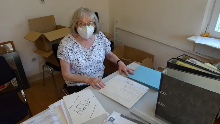 Impressionen aus der Archivbearbeitung