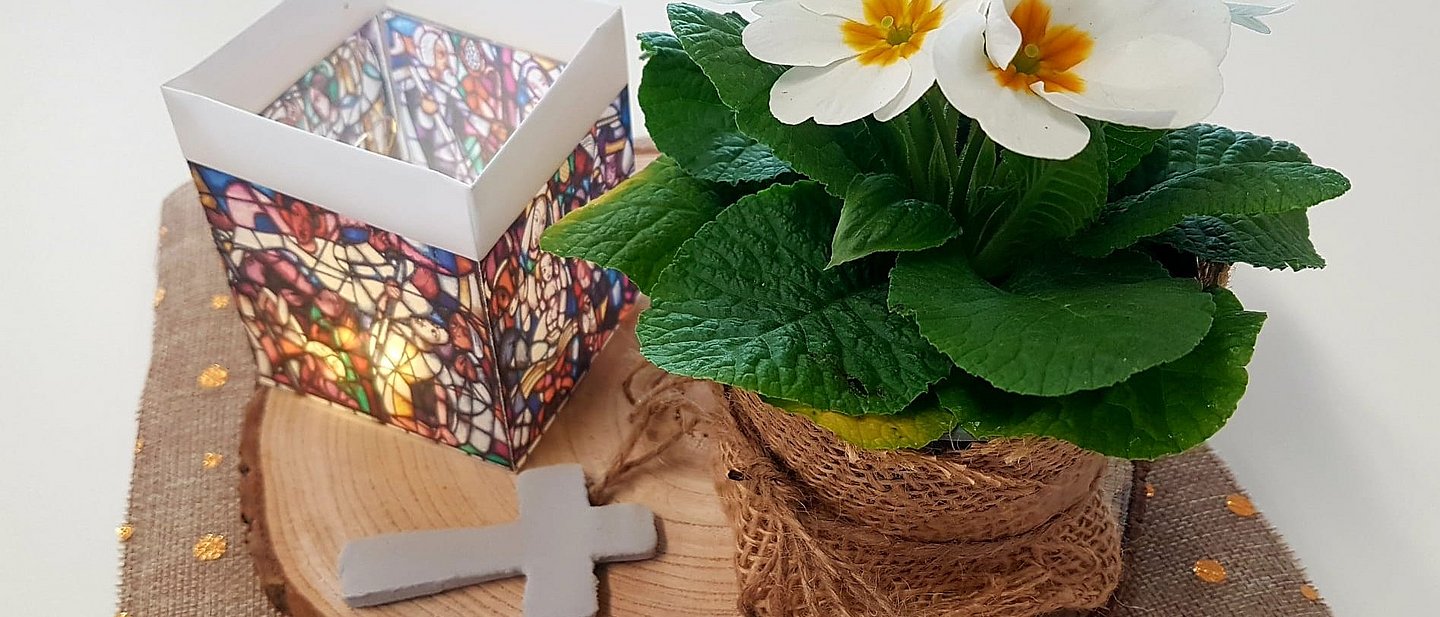Frühling, Dekoration im Gemeinderaum, Frauenkreise
