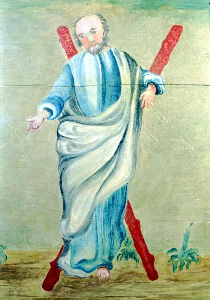 Emporenbild des Apostels Andreas