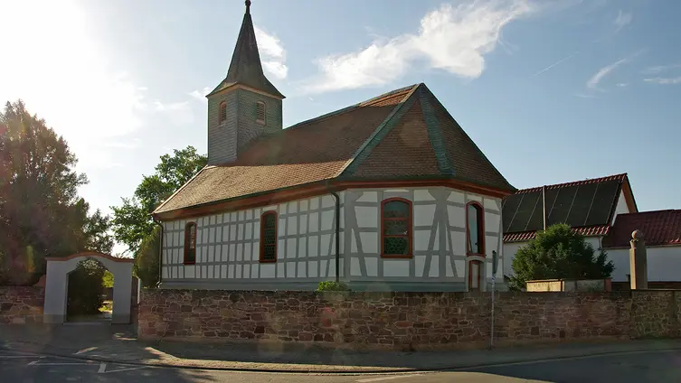 Historische Fachwerkkirche Worfelden von 1696