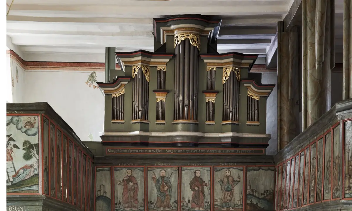 Orgel der alten Martinskirche in Heuchelheim