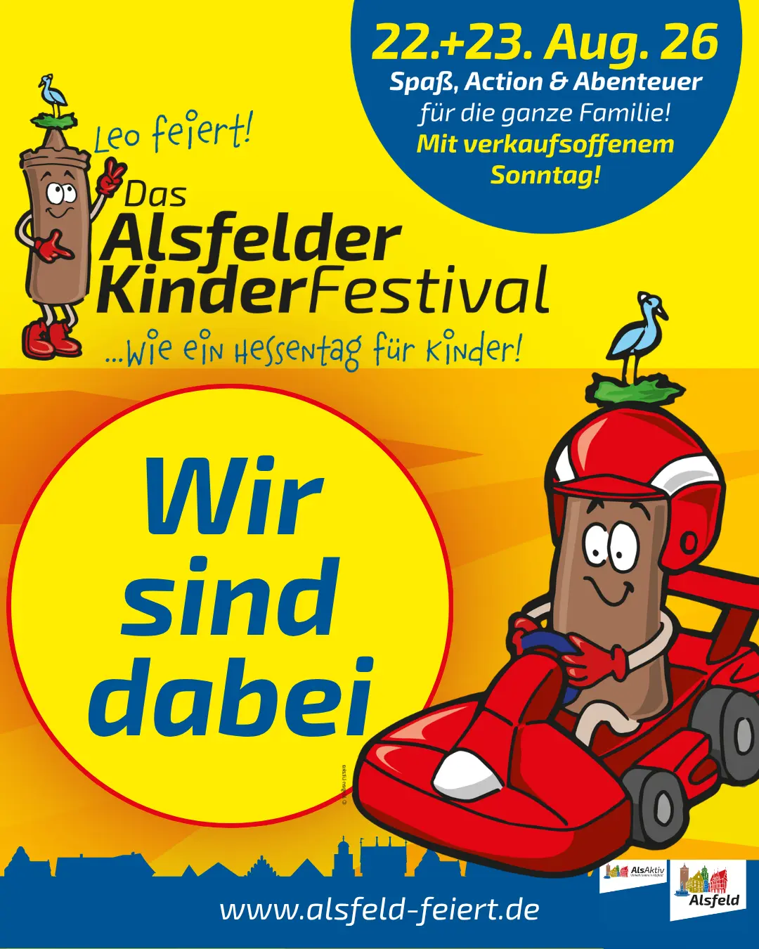 Bunter gestalteter Post