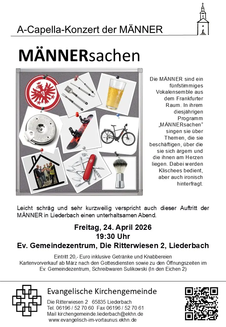 Informationen zum Konzert Der MÄNNER