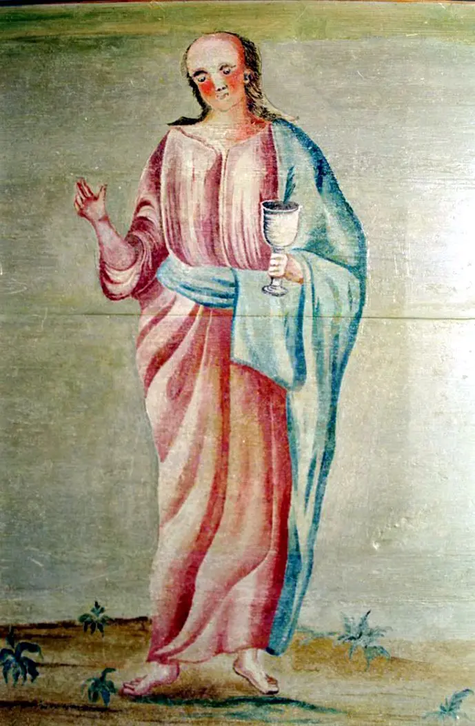 Emporenbild des Apostels Johannes