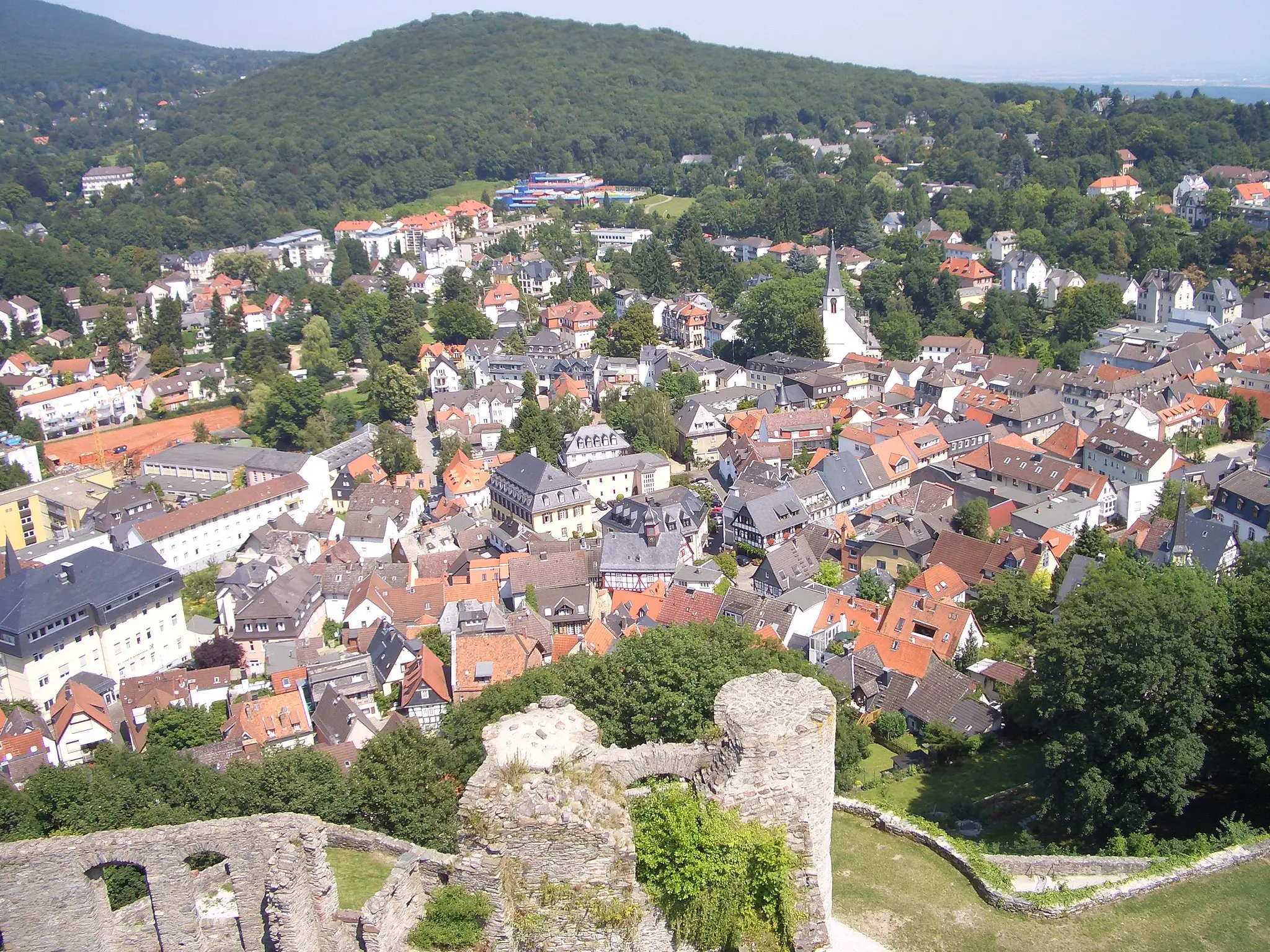 Blick von der Burg auf Königstein 