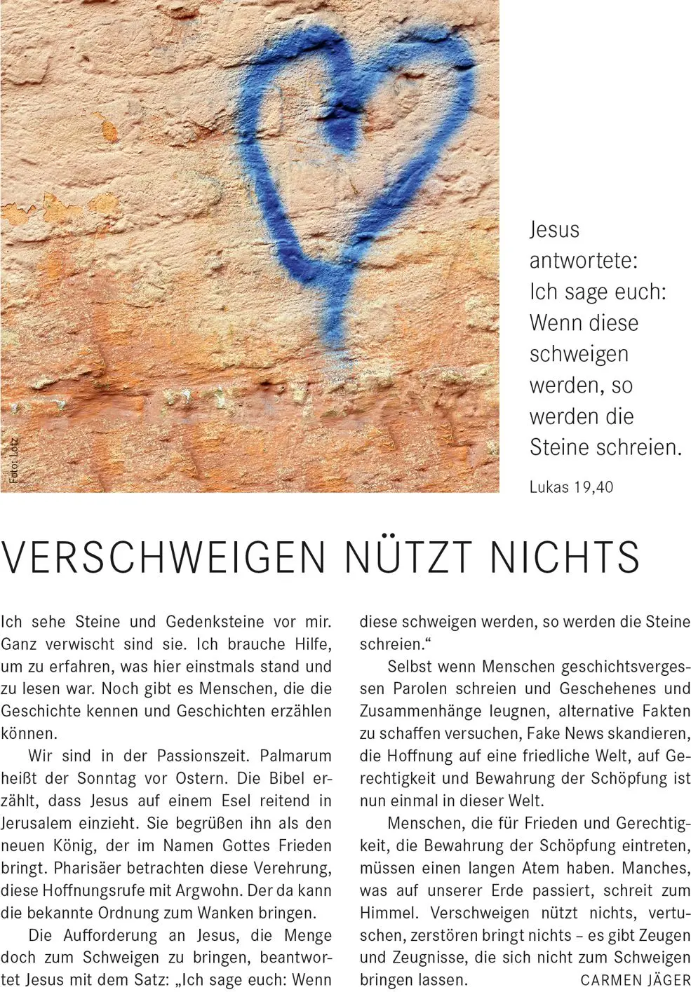 Monatsspruch März 2021