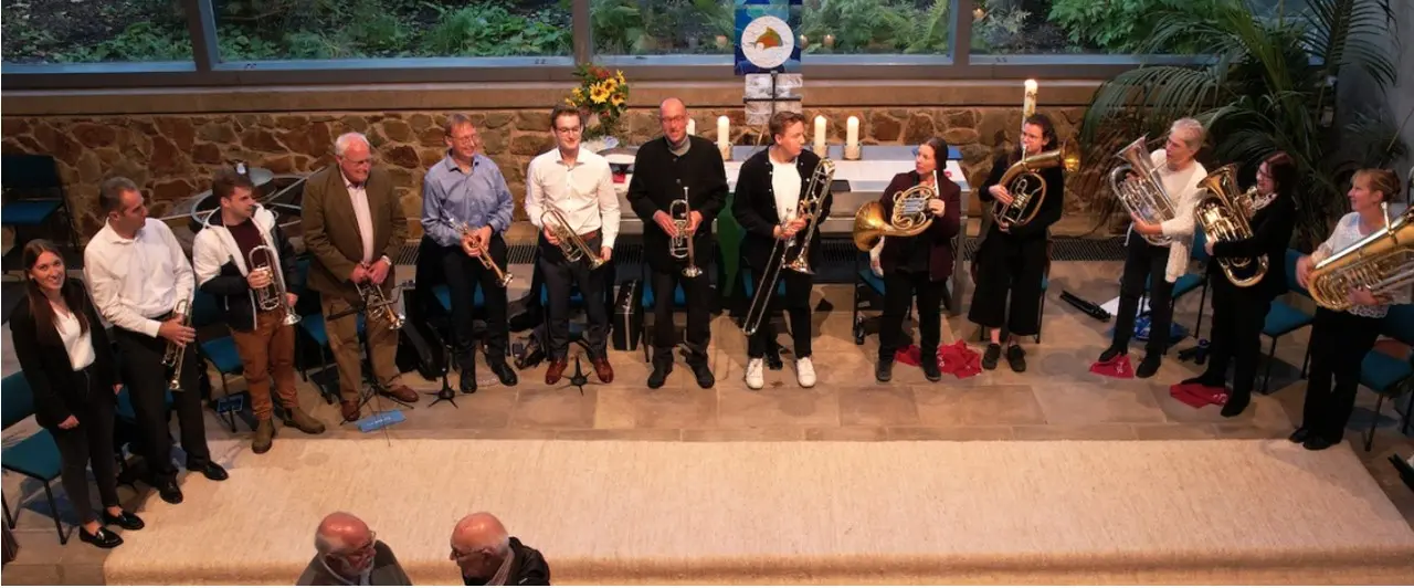 Der Posaunenchor mit Marina Jung