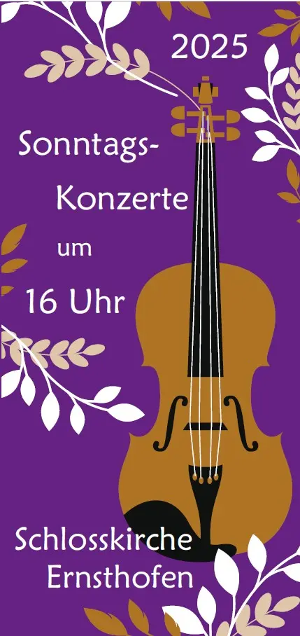Flyer Schlosskirchenkonzerte Ernsthofen