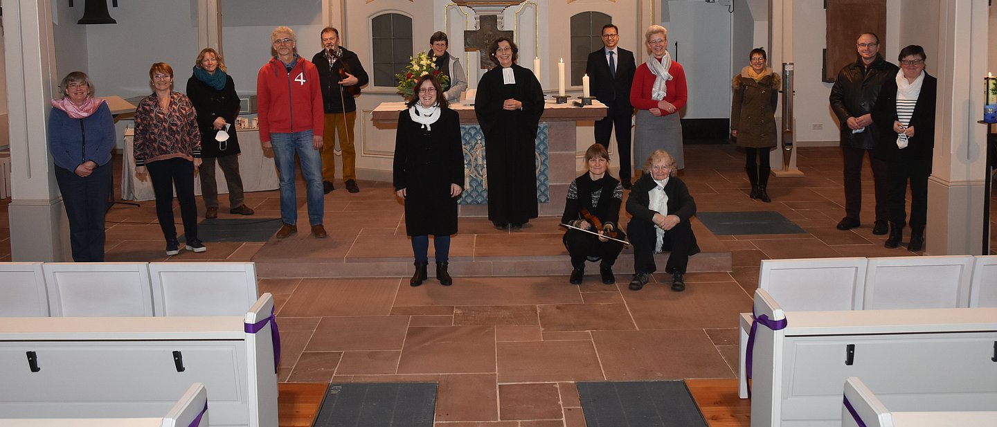 Gottesdienst im Rahmen der Gebetswoche zur Einheit der Christen mit Beteiligten aller vier christlichen Gemeinden in Ober-Ramstadt