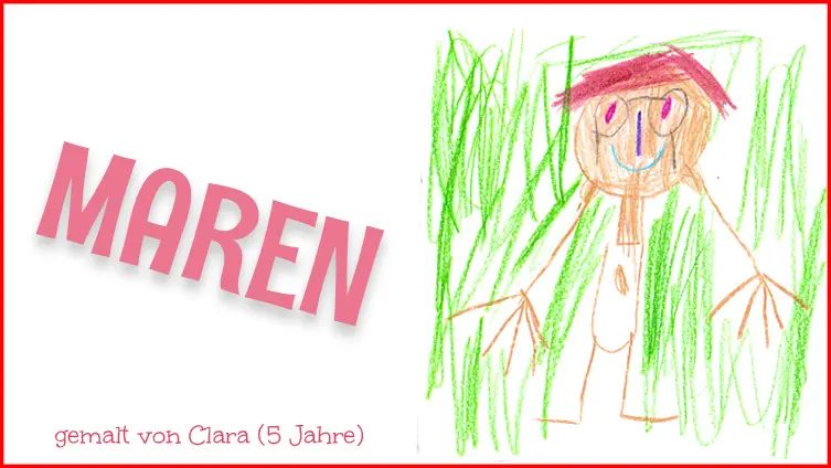 Gemaltes Bild von Maren