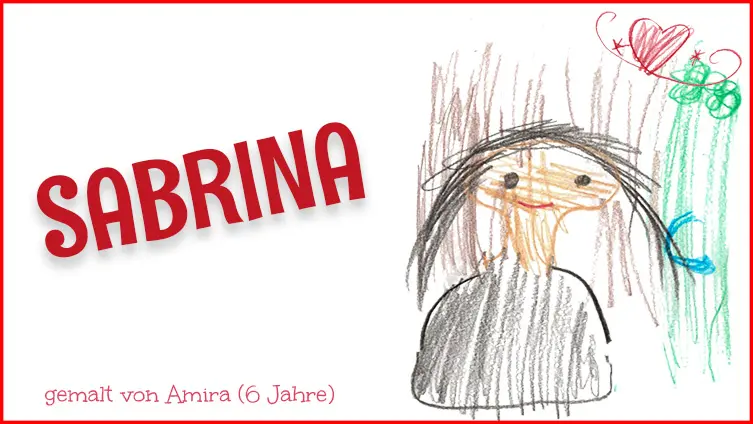 Gemaltes Bild von Sabrina