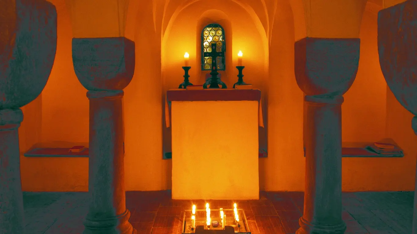 Krypta der Bergkirche Worms-Hochheim