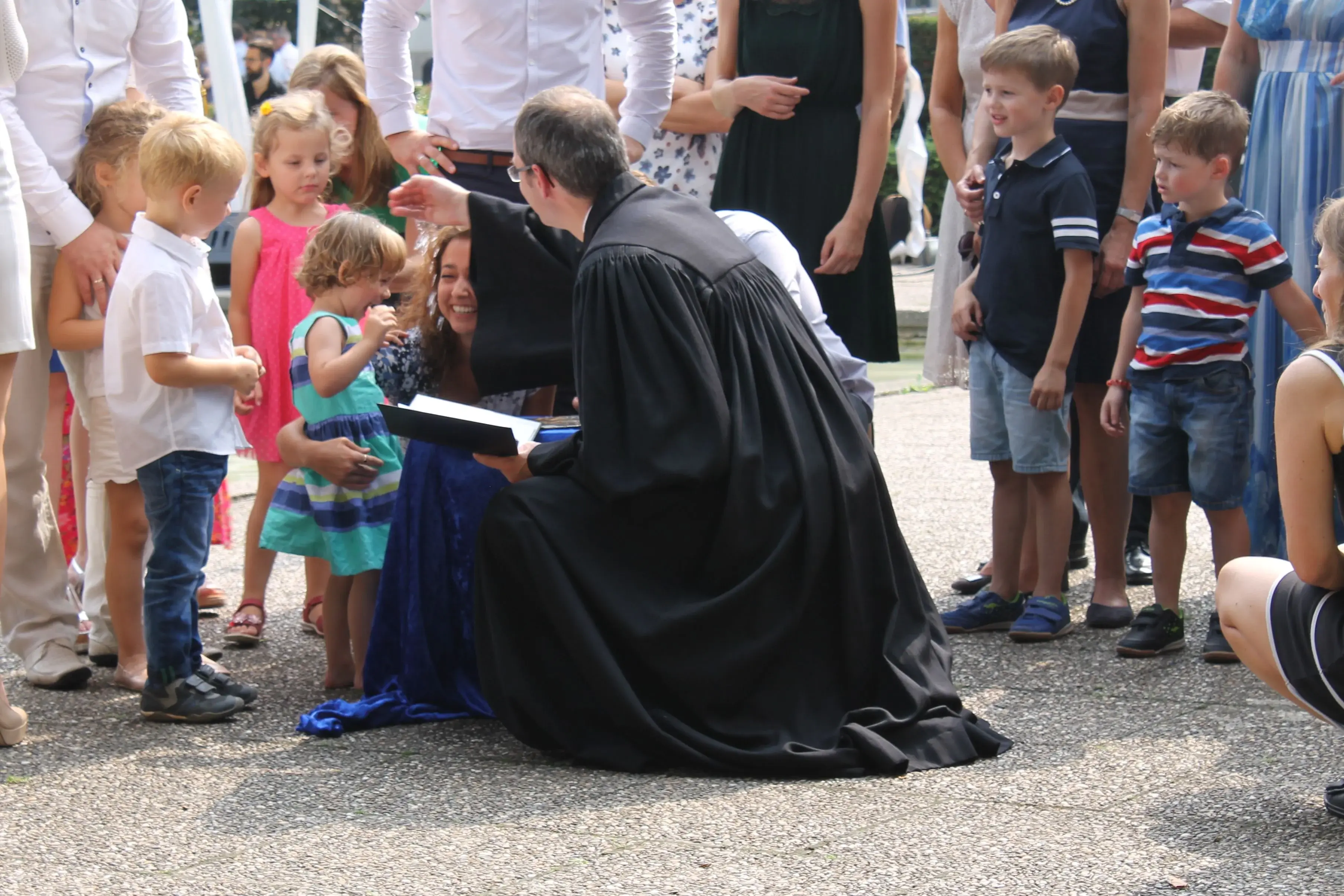 Täuflinge beim Tauffest