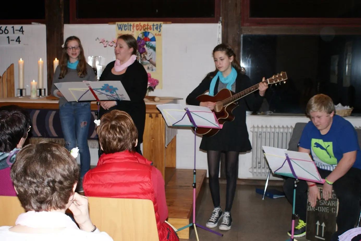 Gesangsdarbietung beim Weltgebetstag 2016