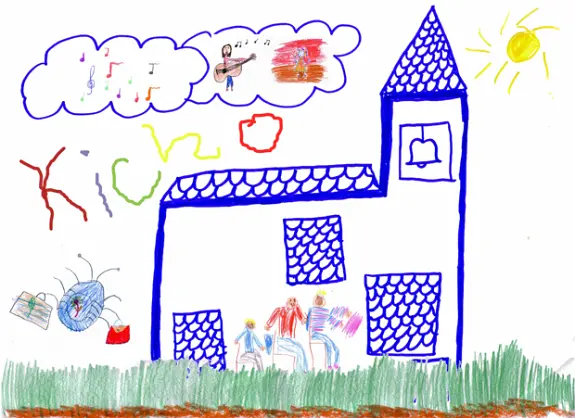 Collage des Kinderchores