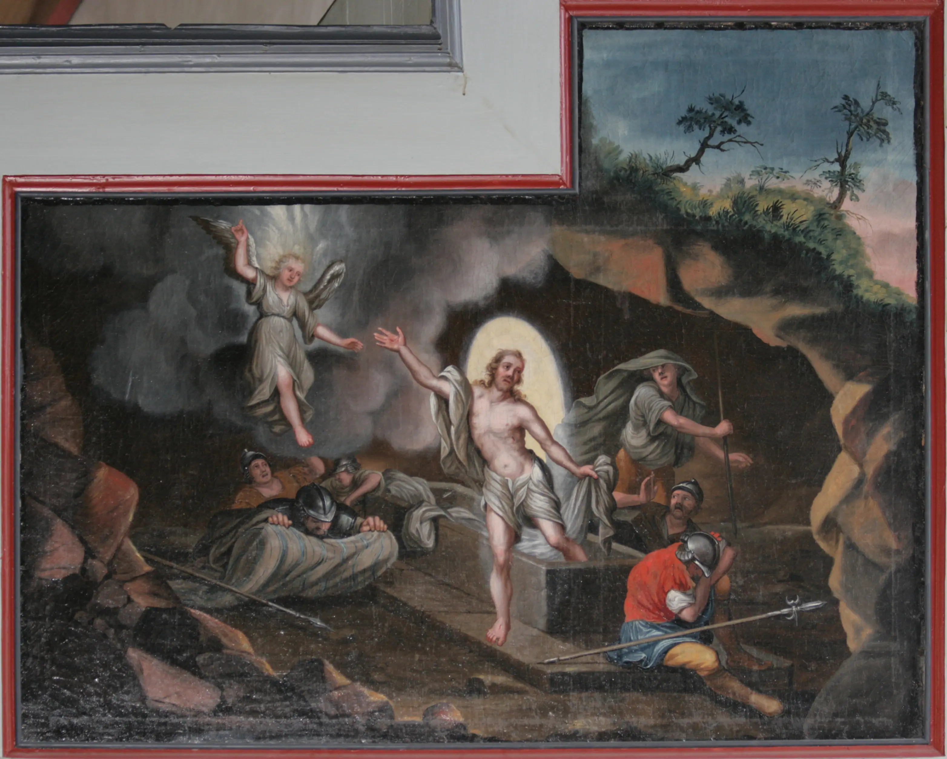 Auferstehungsszene an der Empore