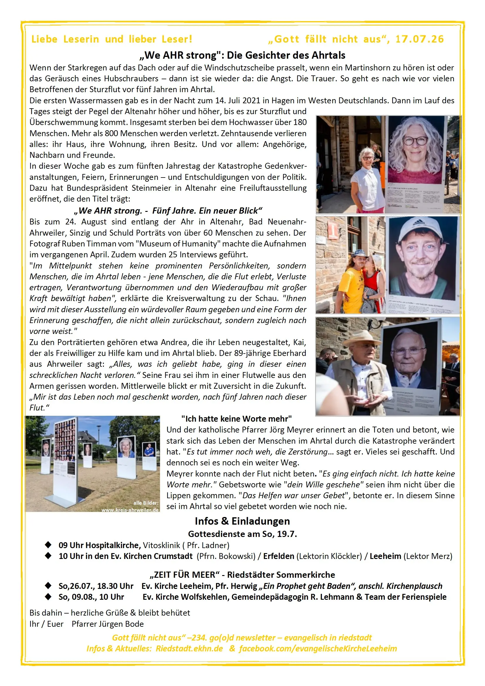 Newsletter 234 aus Riedstadt