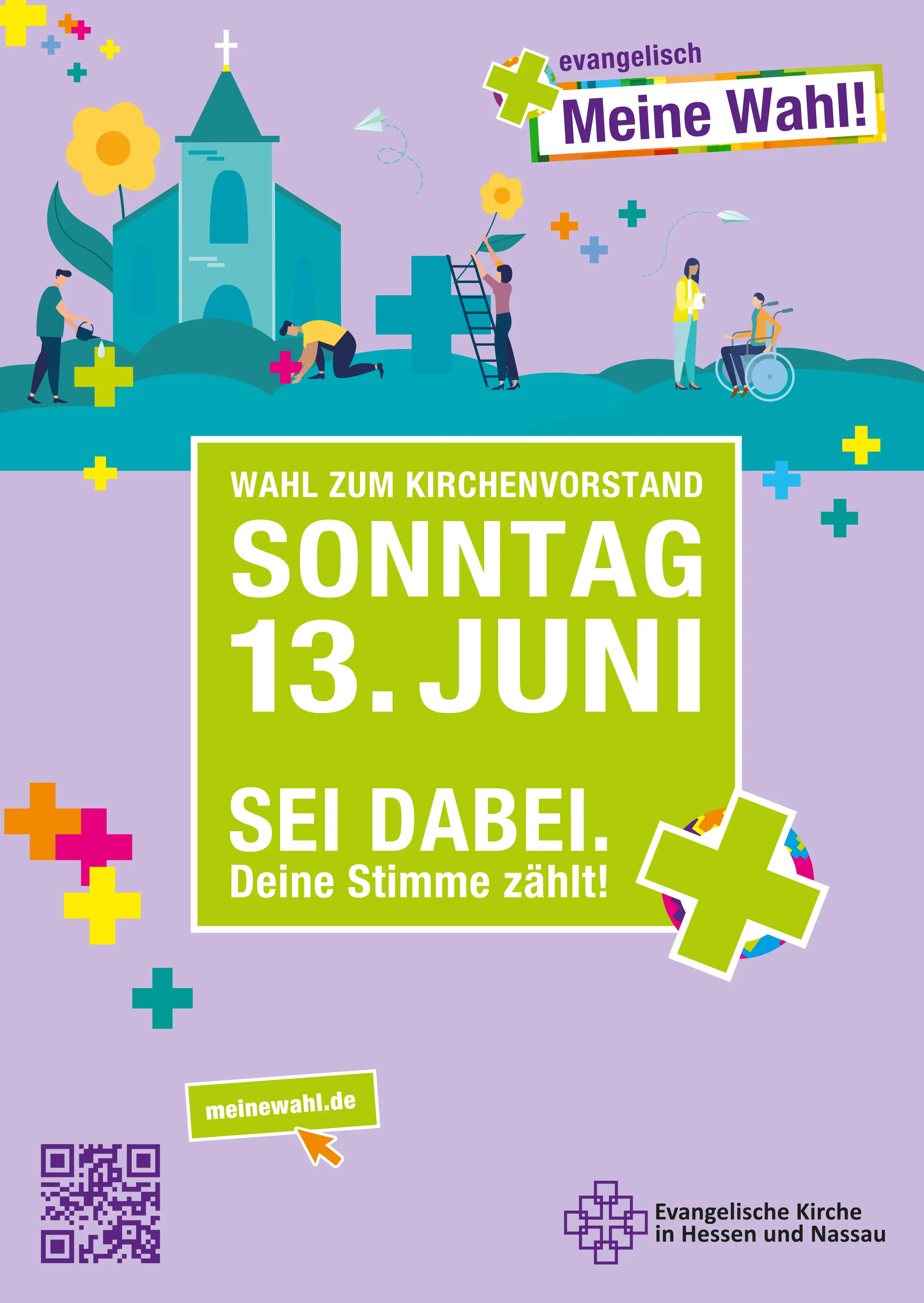 2021 KV-Wahl EKHN Plakat