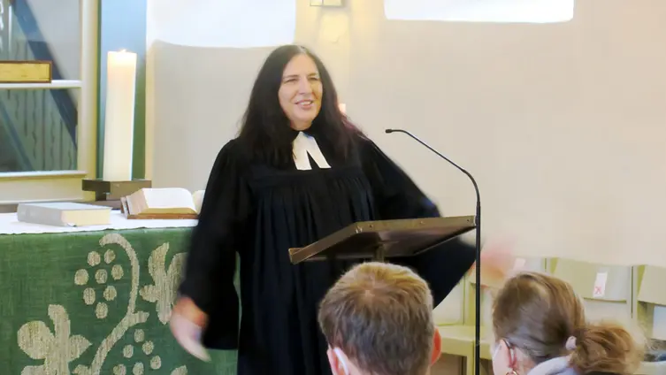 Gottesdienst mit der Vorstellung von Pfarrerin Beate Schwenk