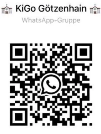 QR Code zur KiGo Whatsappgruppe