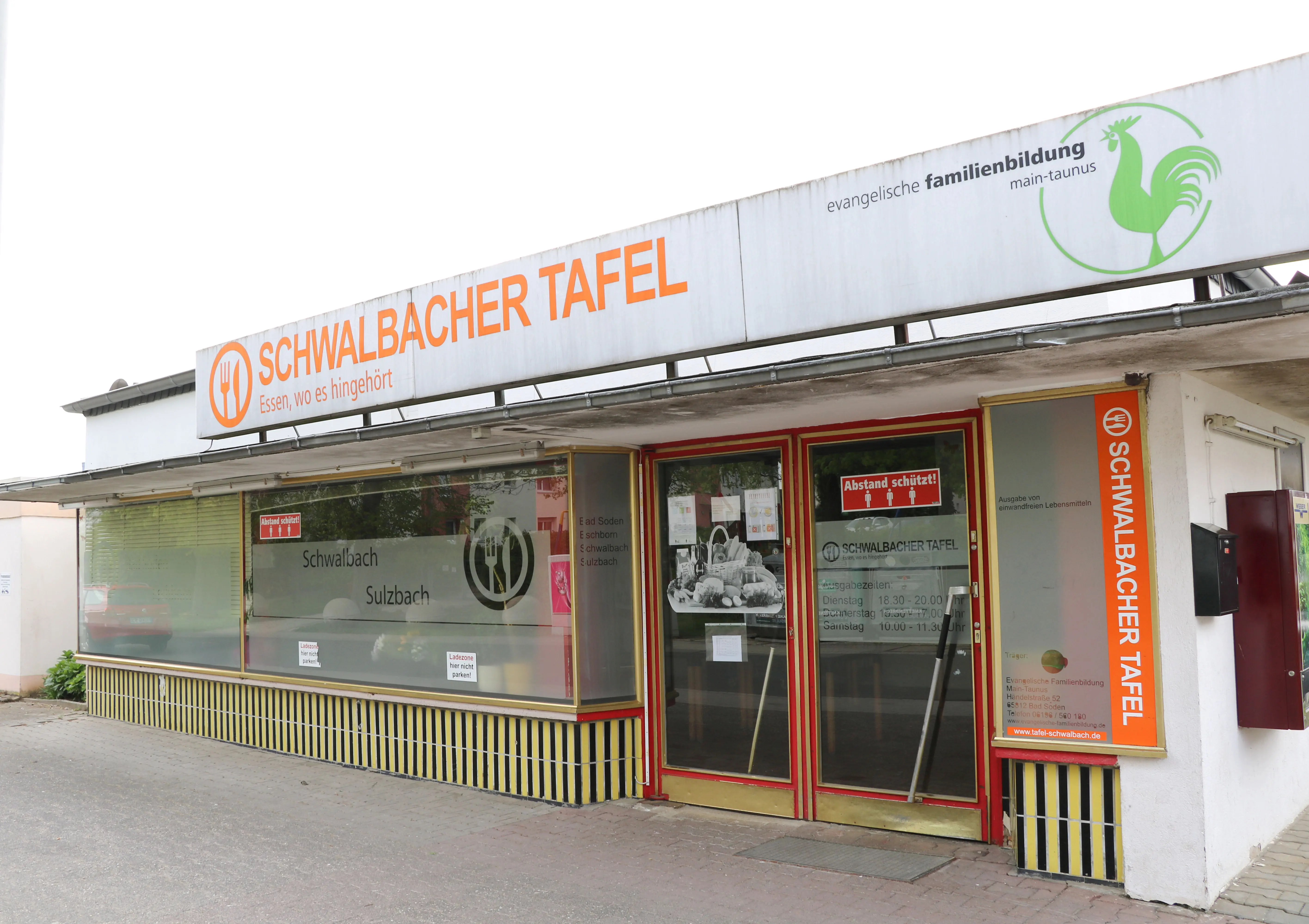 Das Ladengeschäft der Schwalbacher Tafel