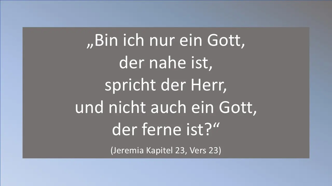 Die graue Grafik zeigt den geschriebenen Monatsspruch 