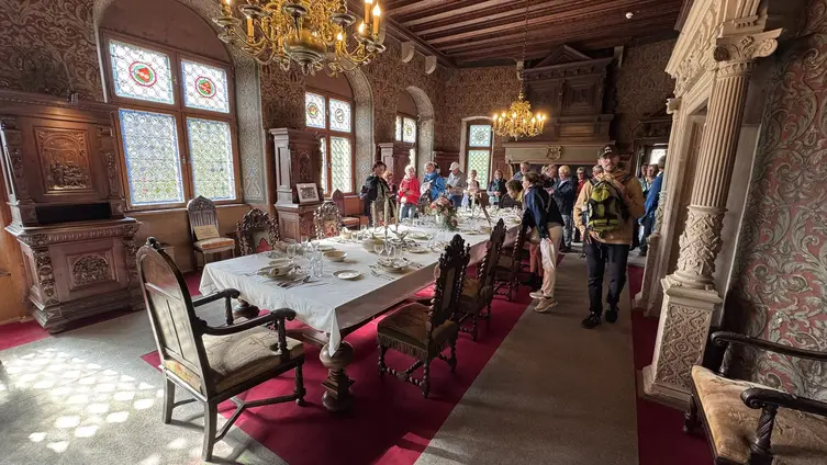 Speisesaal in der Reichsburg