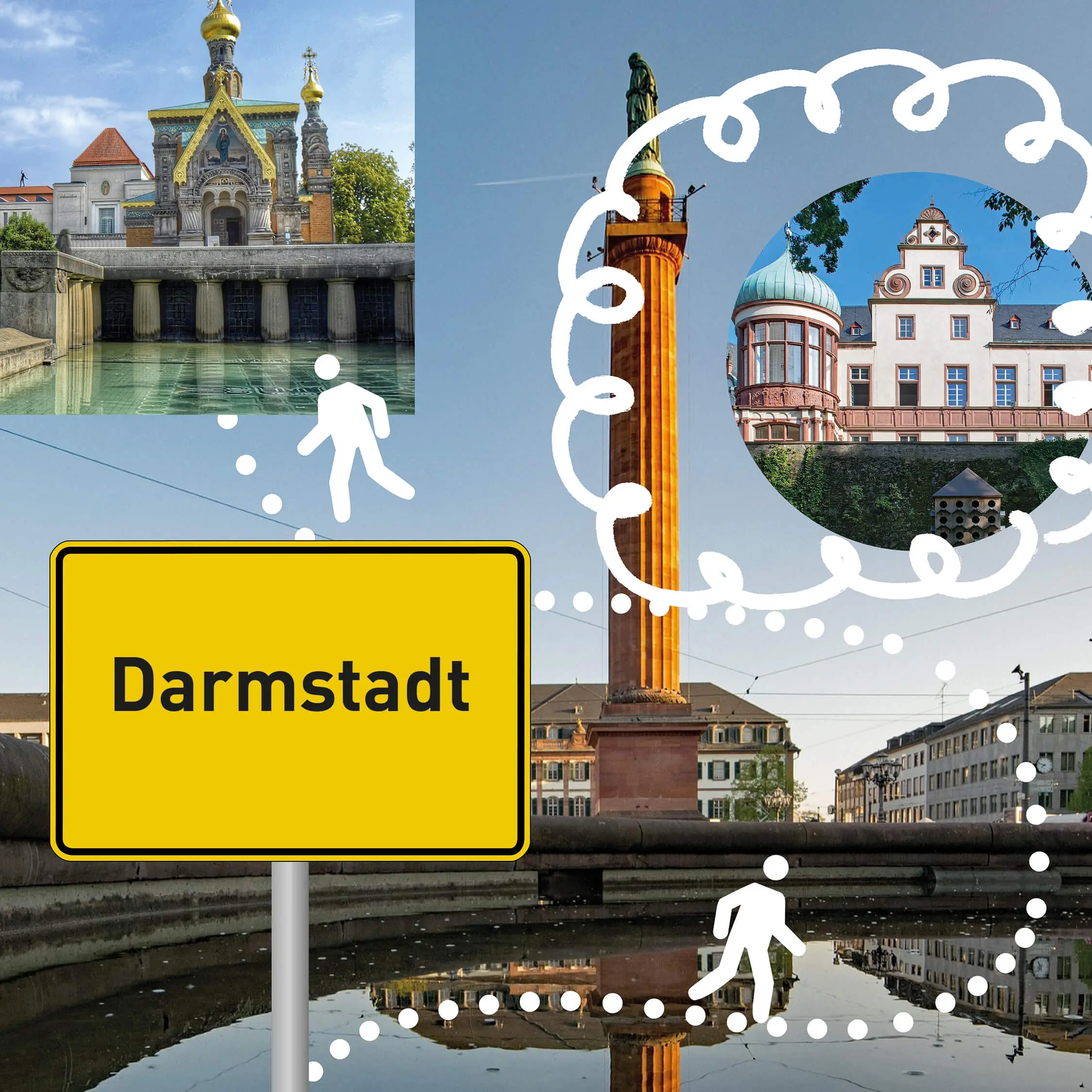 Darmstadt Stadtführung für Newcomer Studierende
