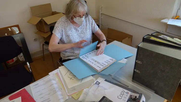 Impressionen aus der Archivbearbeitung