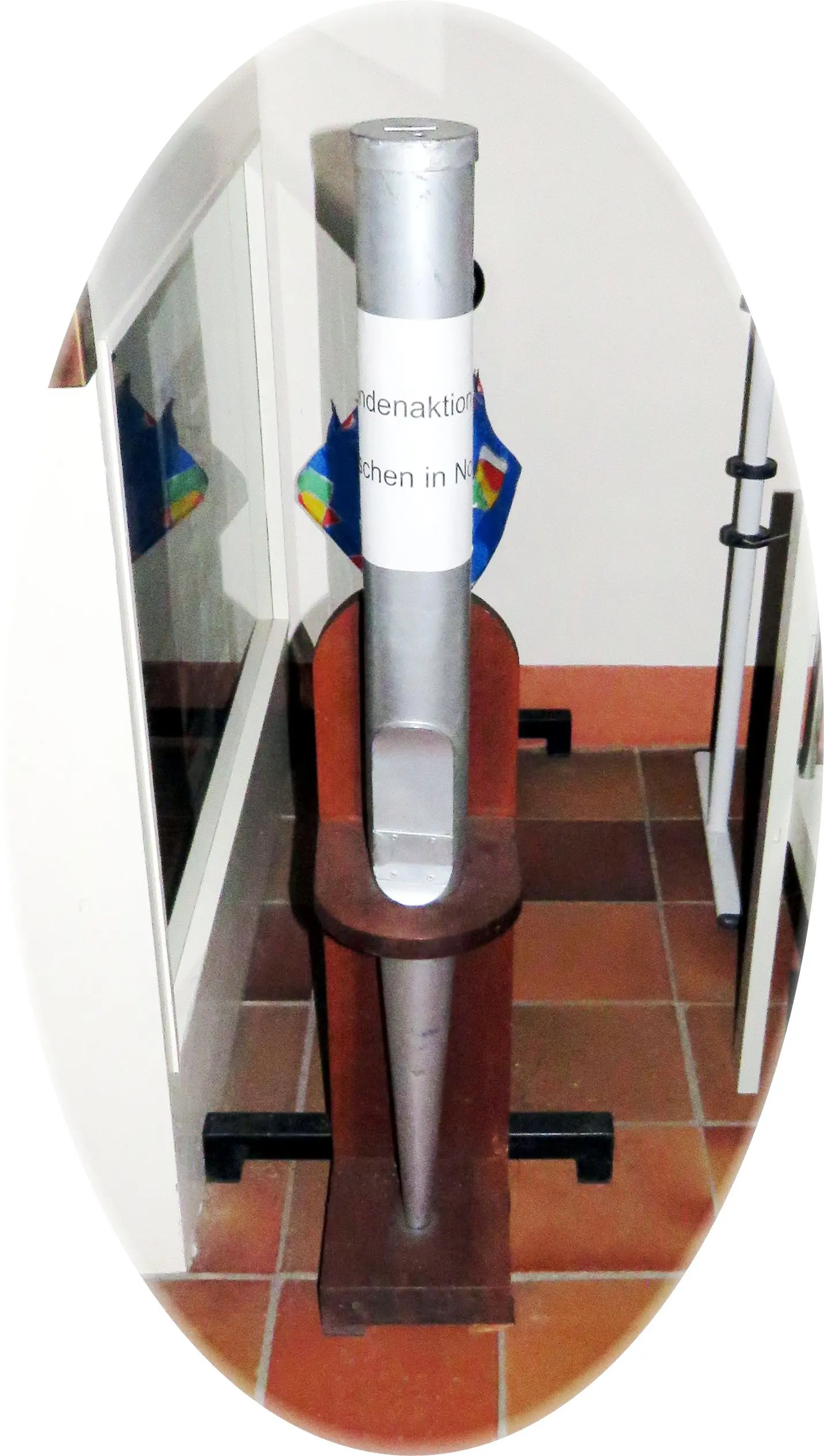 Orgelpfeife für Spendenaktion "Menschen in Not"