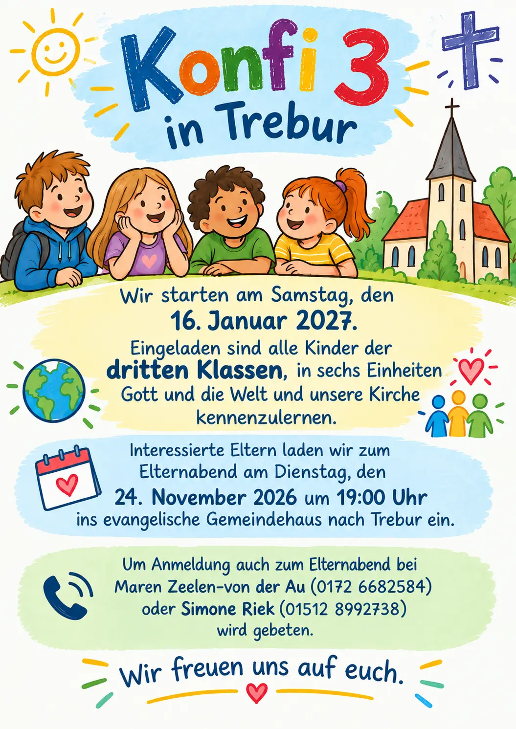 Konfi 3 startete im Januar 2027 wieder