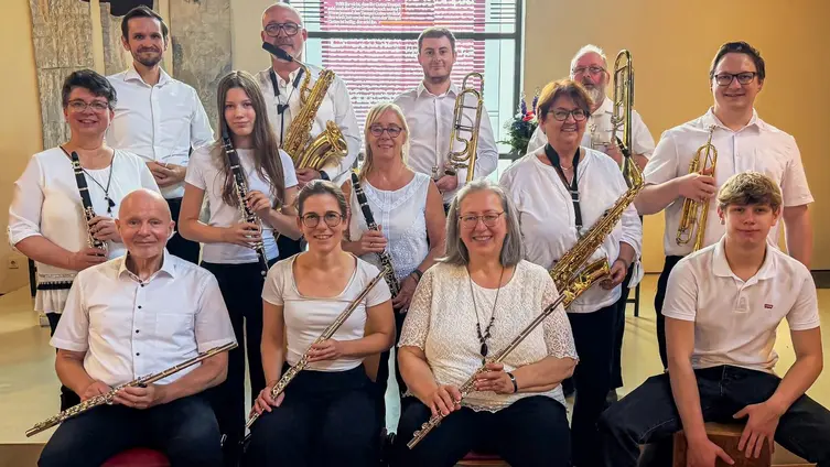 Gruppenfoto vom Posaunenchor "Heiligs Blech"