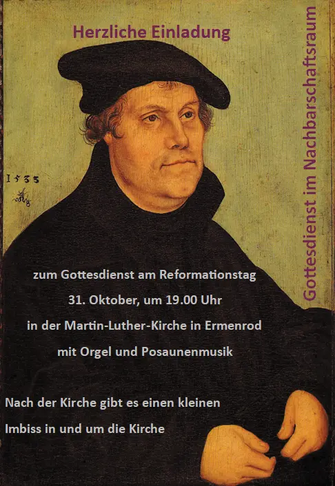 Flyer Reformationsgottesdienst 2026