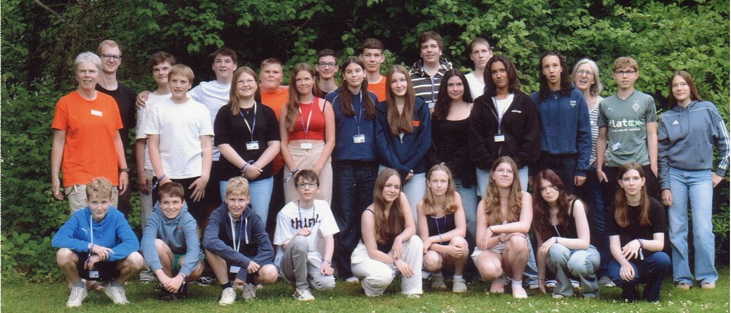 Konfis und Teamer auf dem Konfi-Camp 2025