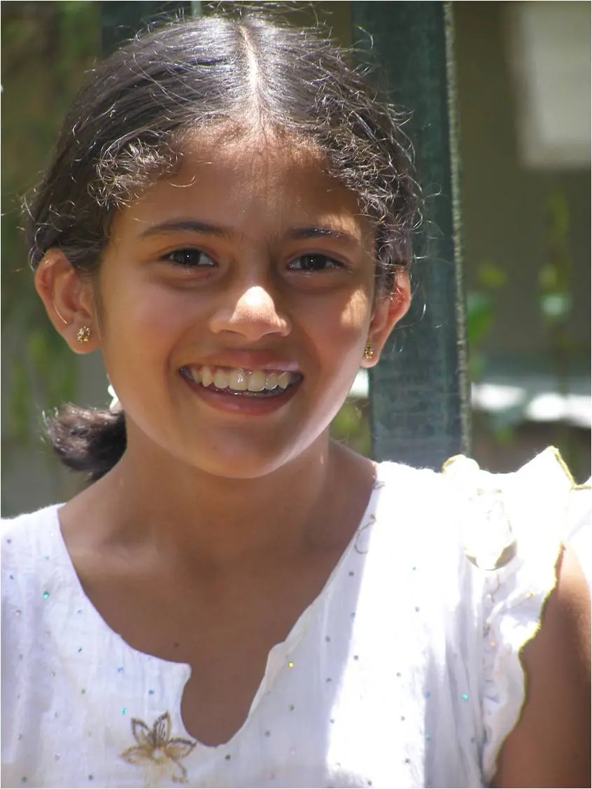 Mädchen aus Sri-Lanka