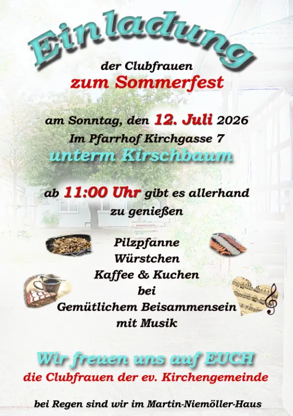 Sommerfest der Clubfrauen