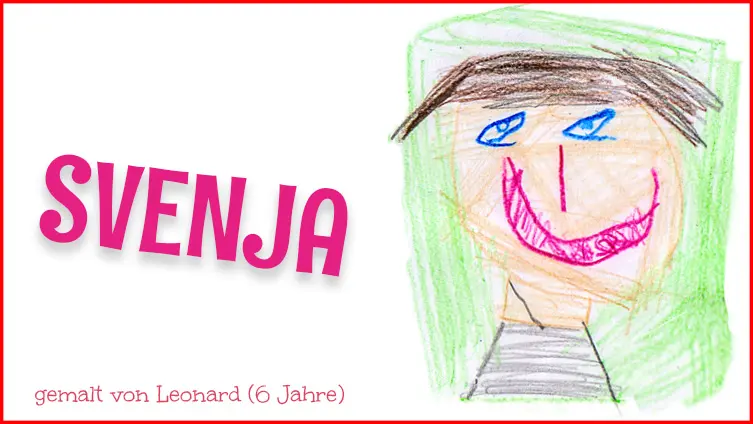 Gemaltes Bild von Svenja