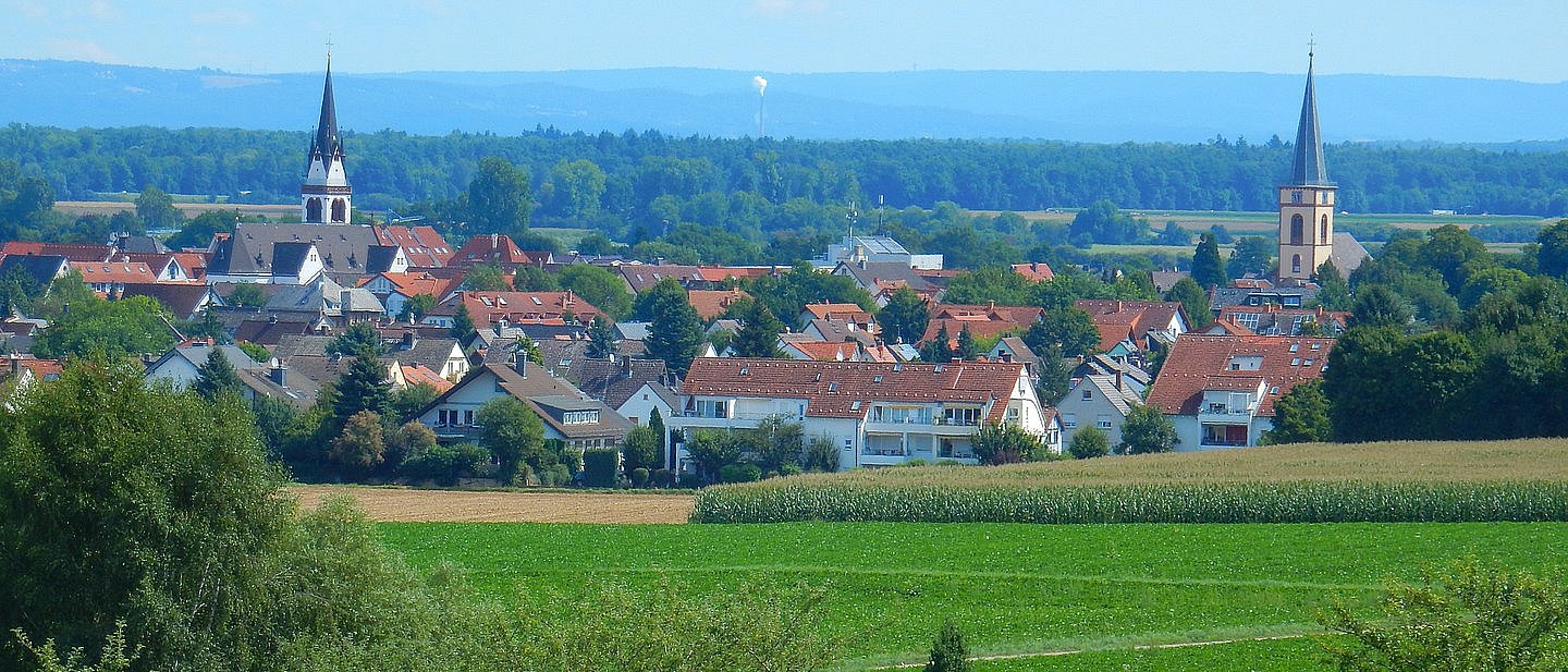 Blick über Groß-Zimmer