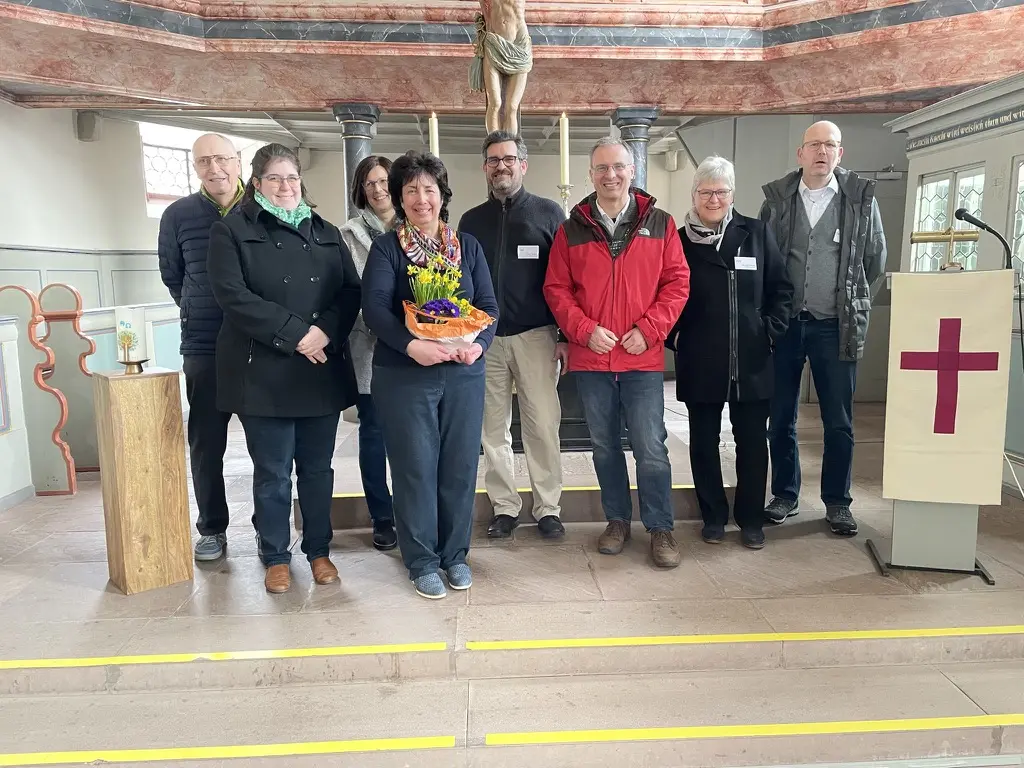 Lektorin Stefanie Herbert im Kreise Ihrer KV Kolleginnen und Kollegen