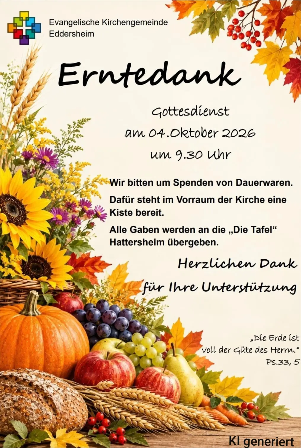 Erntedank 2026